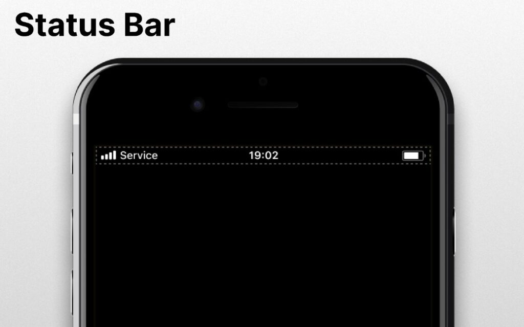 status bar