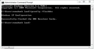 ipconfig /flushdns